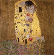 Gustav Klimt The Kiss painting